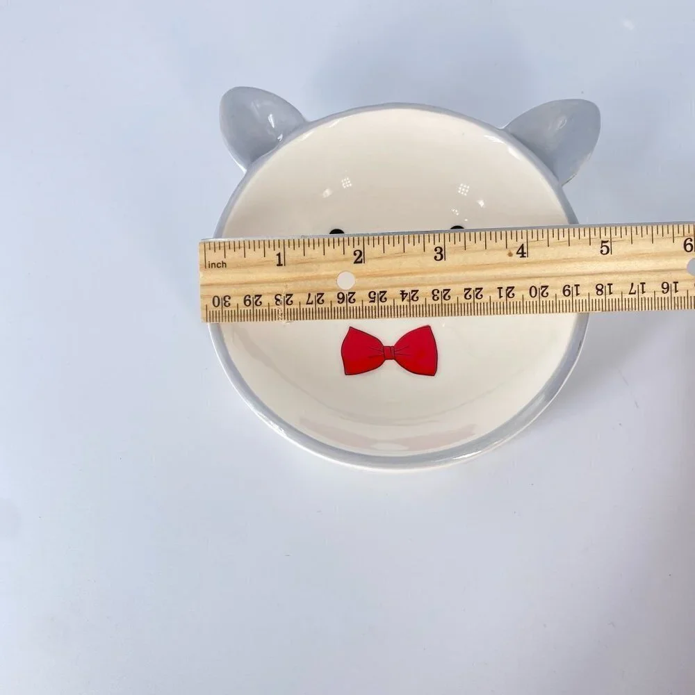10 Strawberry Street Cat Pet Food Water Bowl